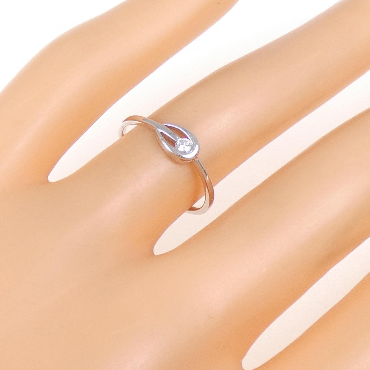 750WG ダイヤモンド リング