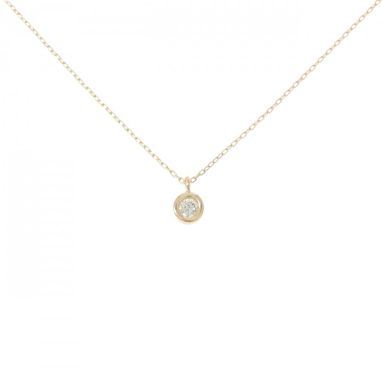 K18YG ダイヤモンド ネックレス 0.1CT