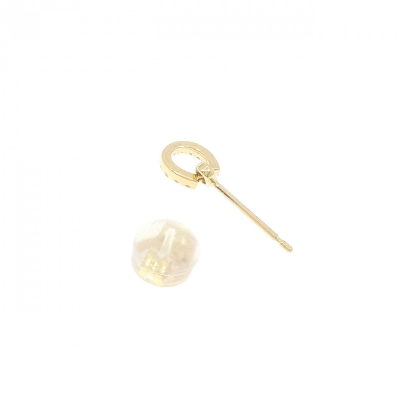 K18YG ダイヤモンド ピアス 0.05CT 片耳