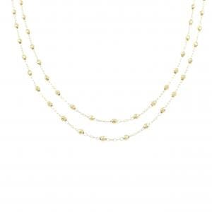 K18YG chain necklace