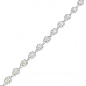 【新品】PT900/PT850 ダイヤモンド ブレスレット 5.00CT