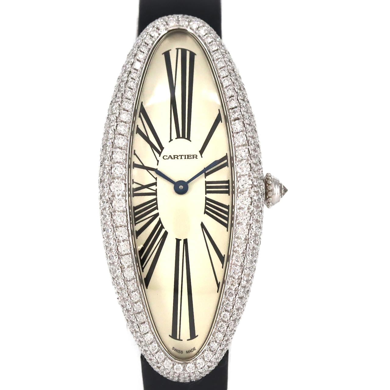 カルティエ ベニュワールアロンジェMM WG/4D WJBA0007 WG 手巻