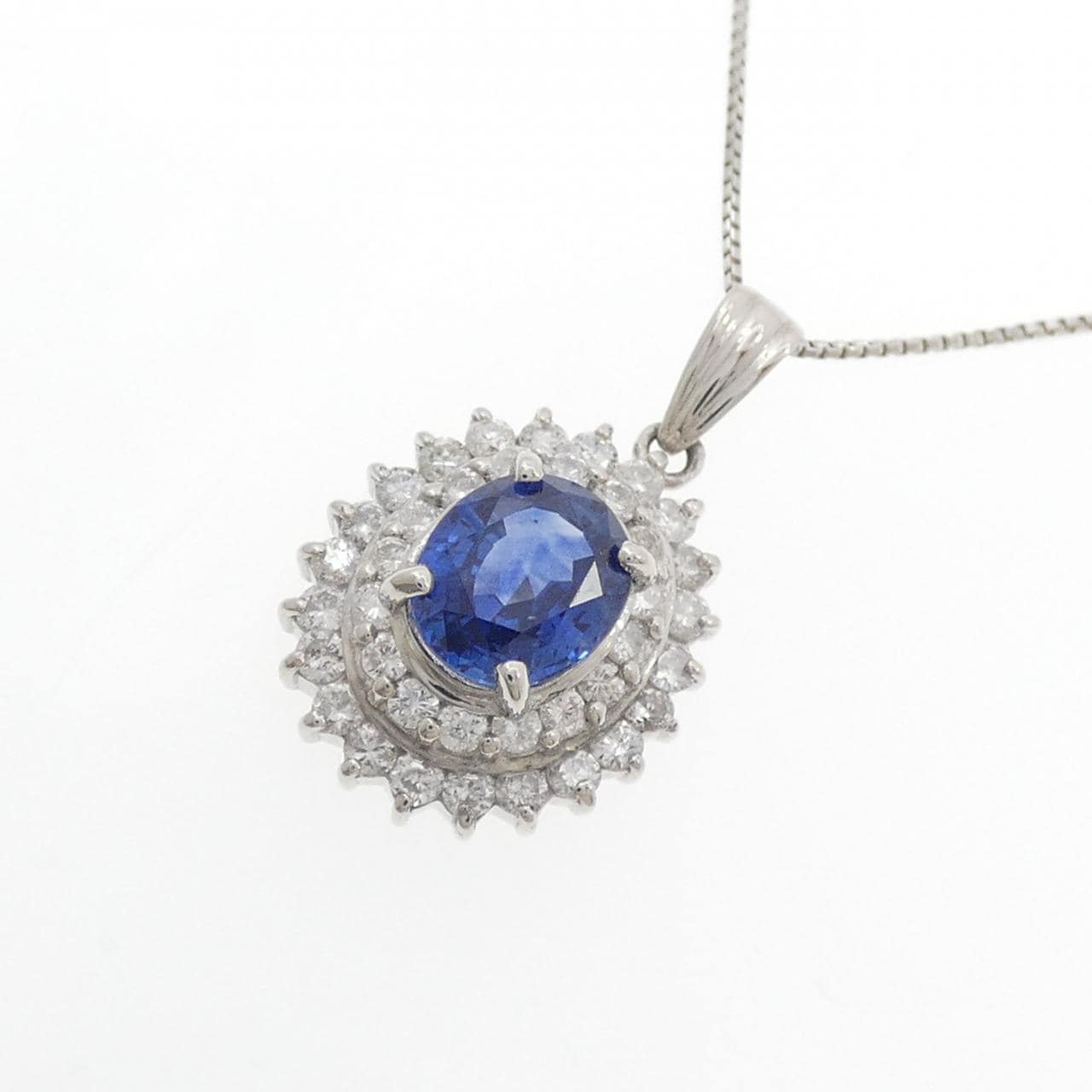 PT900/PT850藍寶石項鏈1.15CT