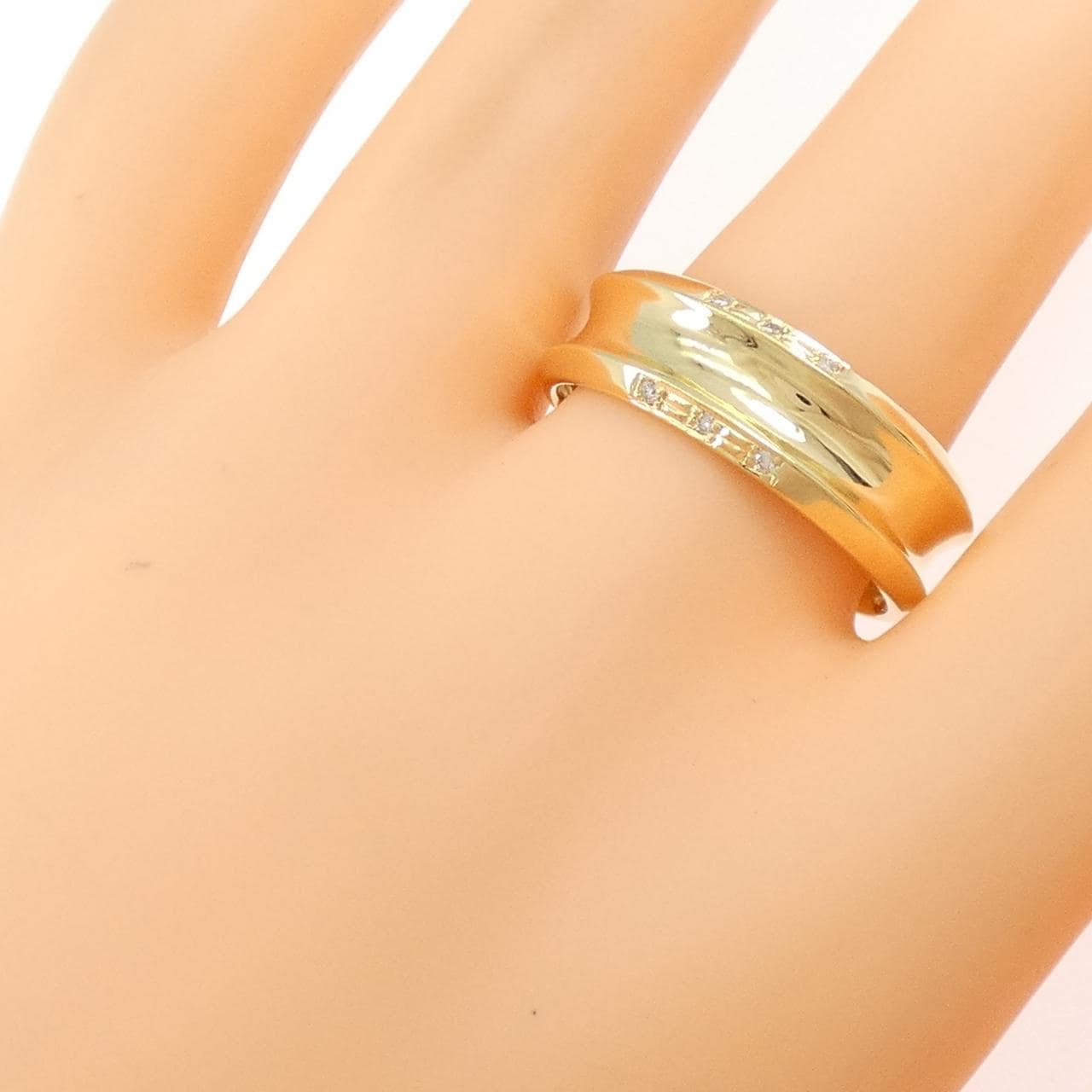 【新品】K18YG ダイヤモンド リング 0.04CT