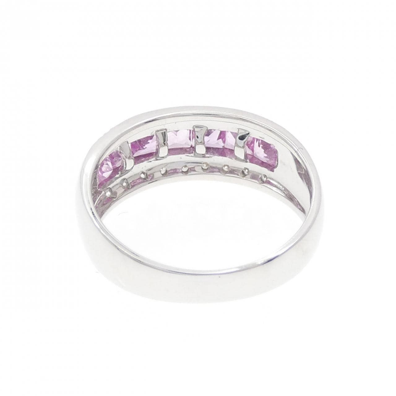 750WG サファイヤ リング 1.25CT
