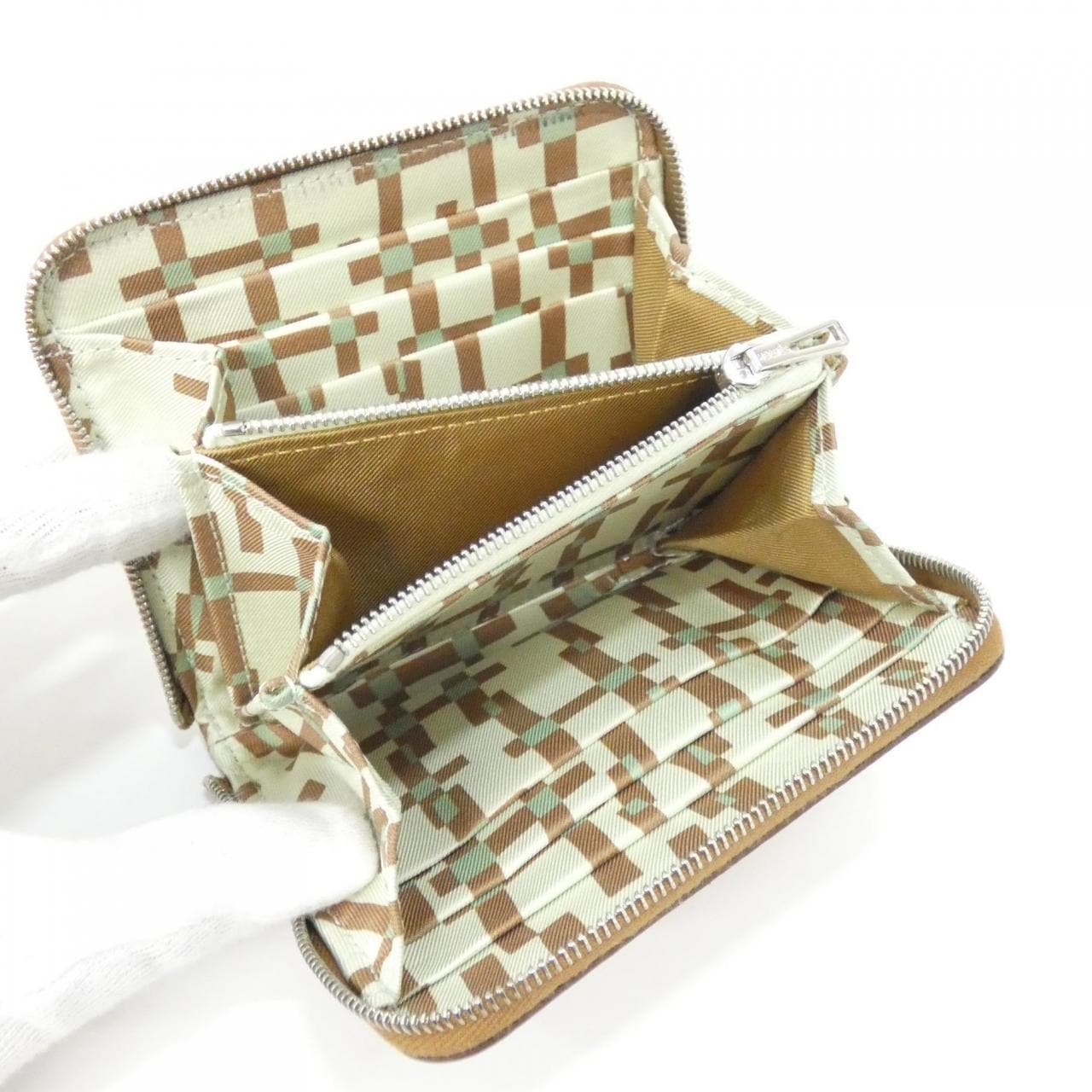 エルメス H EN FIL シルク イン コンパクト 084204CK 財布