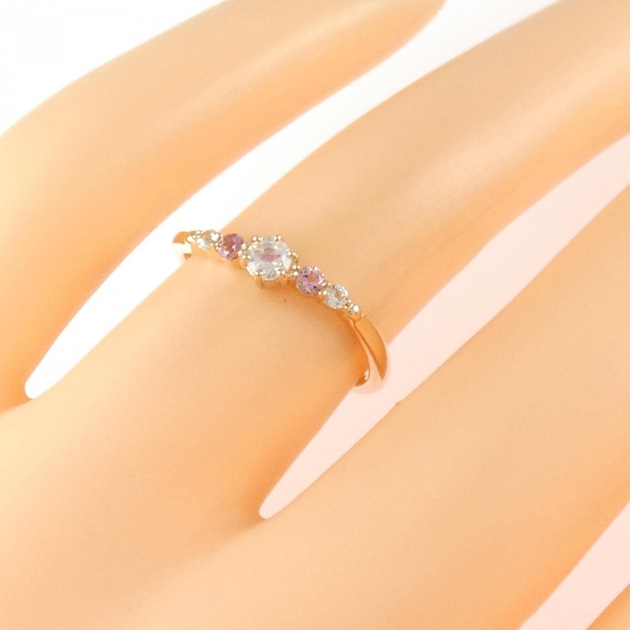 4゜C カラーストーン リング