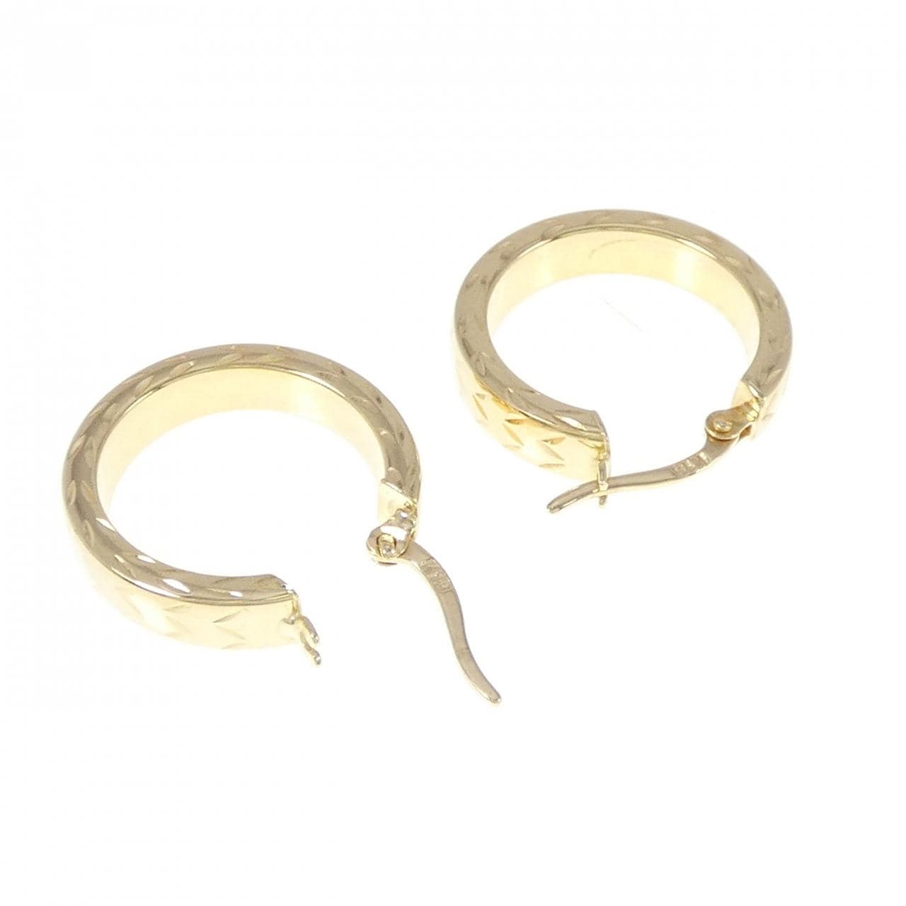K18YG earrings
