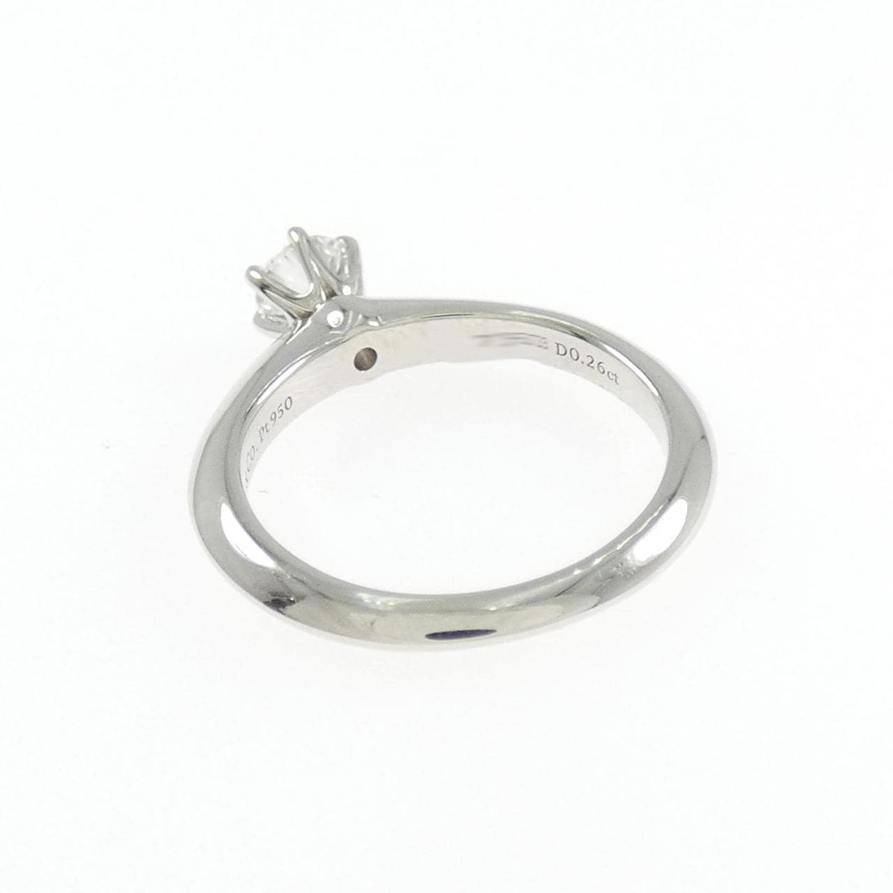 ティファニー クラシックソリティア リング 0.26CT
