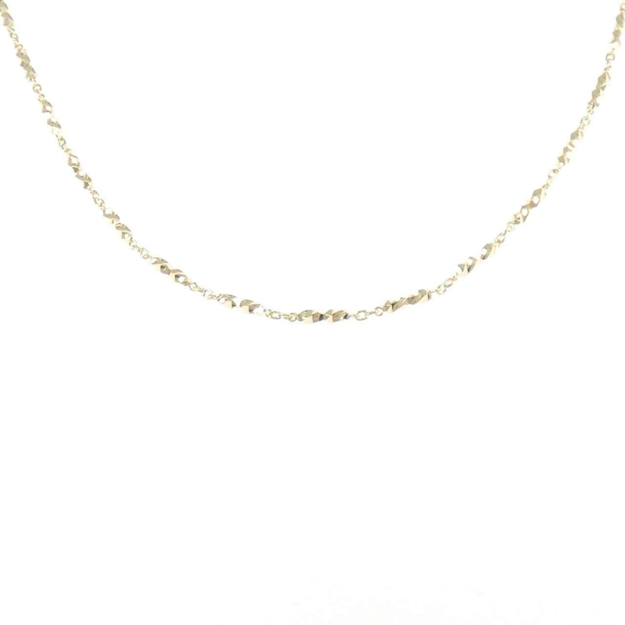 K18YG necklace