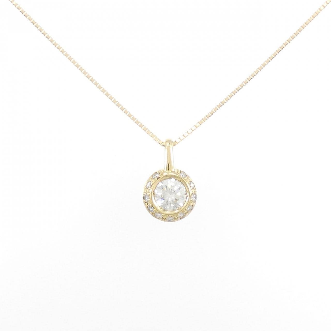K18YG ダイヤモンド ネックレス 0.46CT