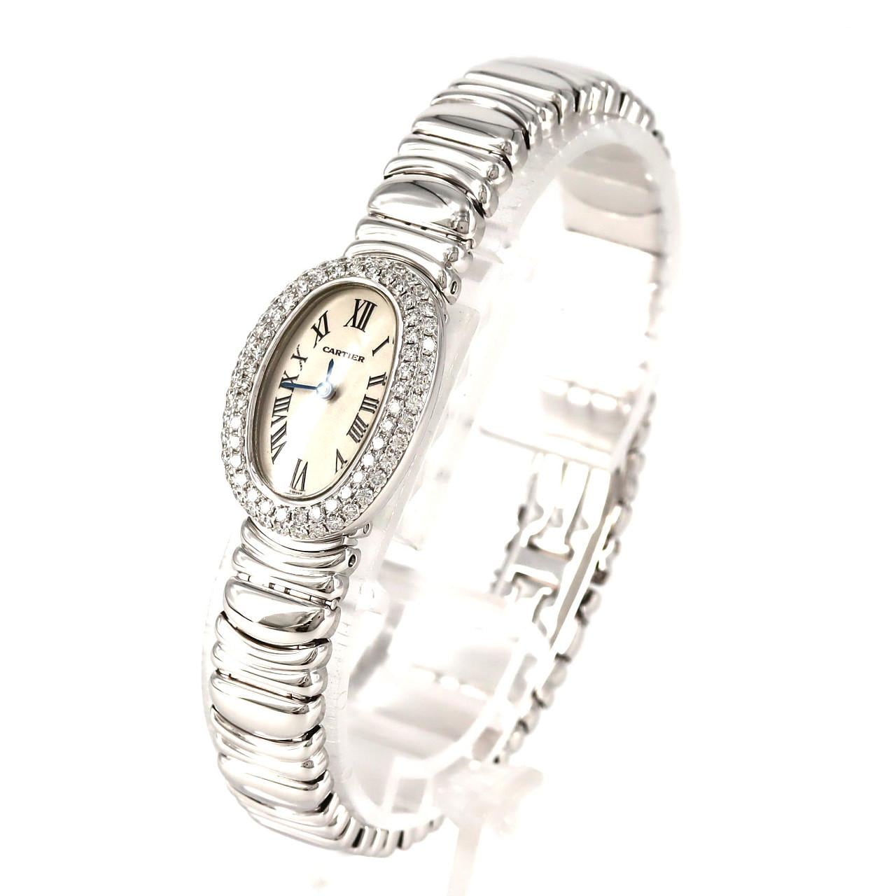 カルティエ ミニベニュワール WG/2D WB5095L2 WG クォーツ