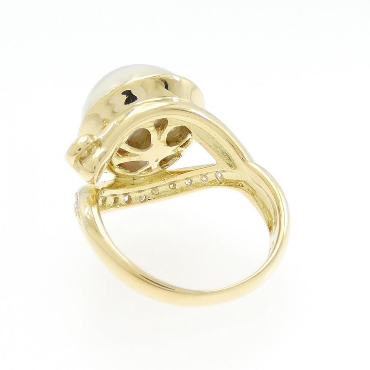 K18YG Mabe Pearl Ring