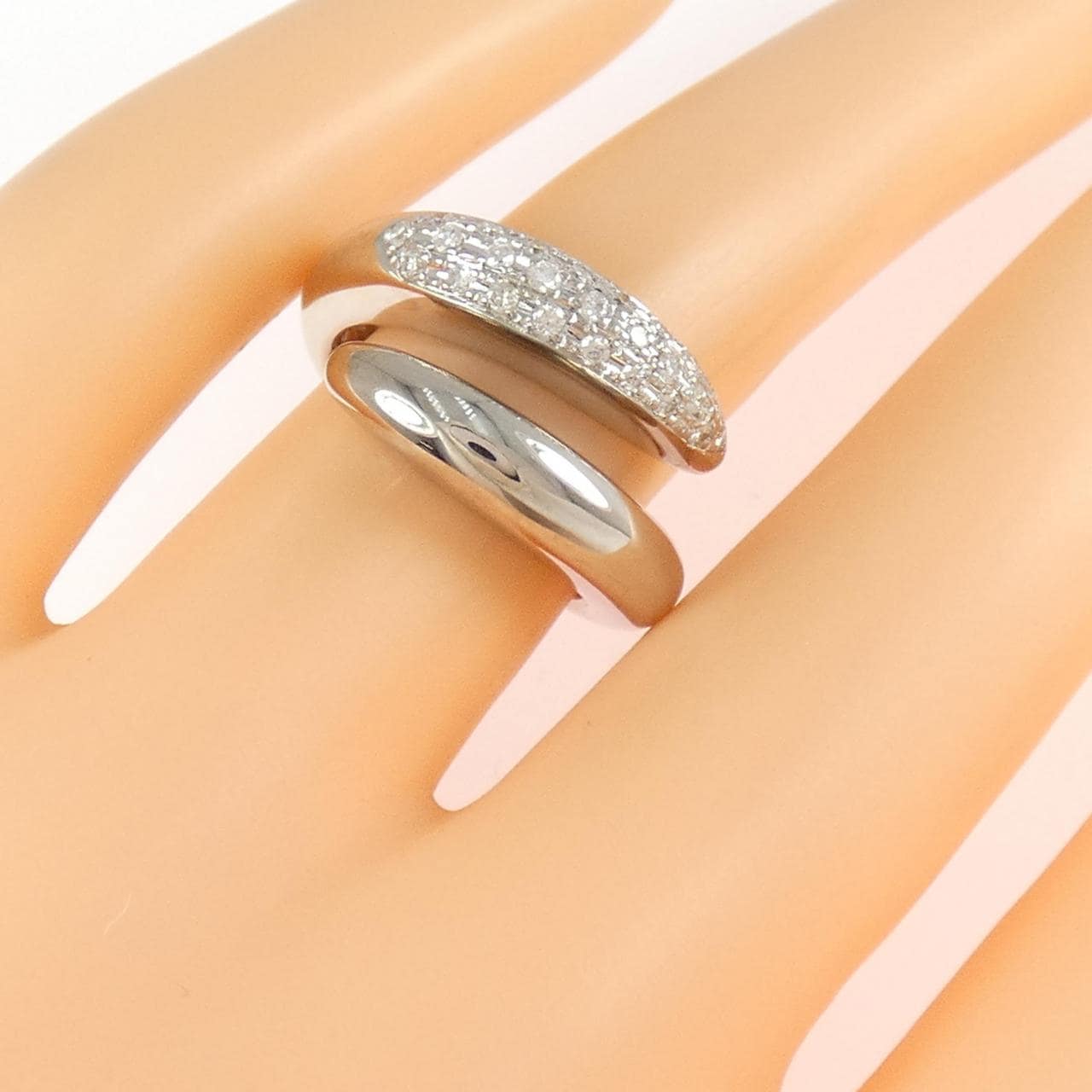 K18WG ダイヤモンド リング 0.29CT