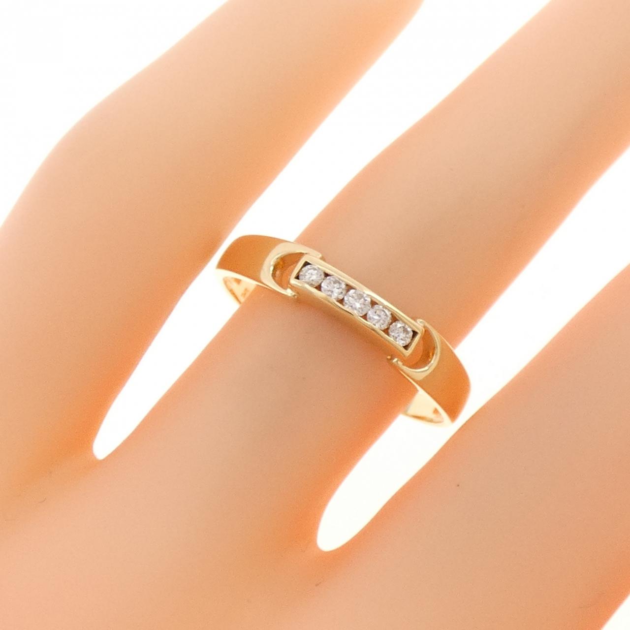 K18YG ダイヤモンド リング