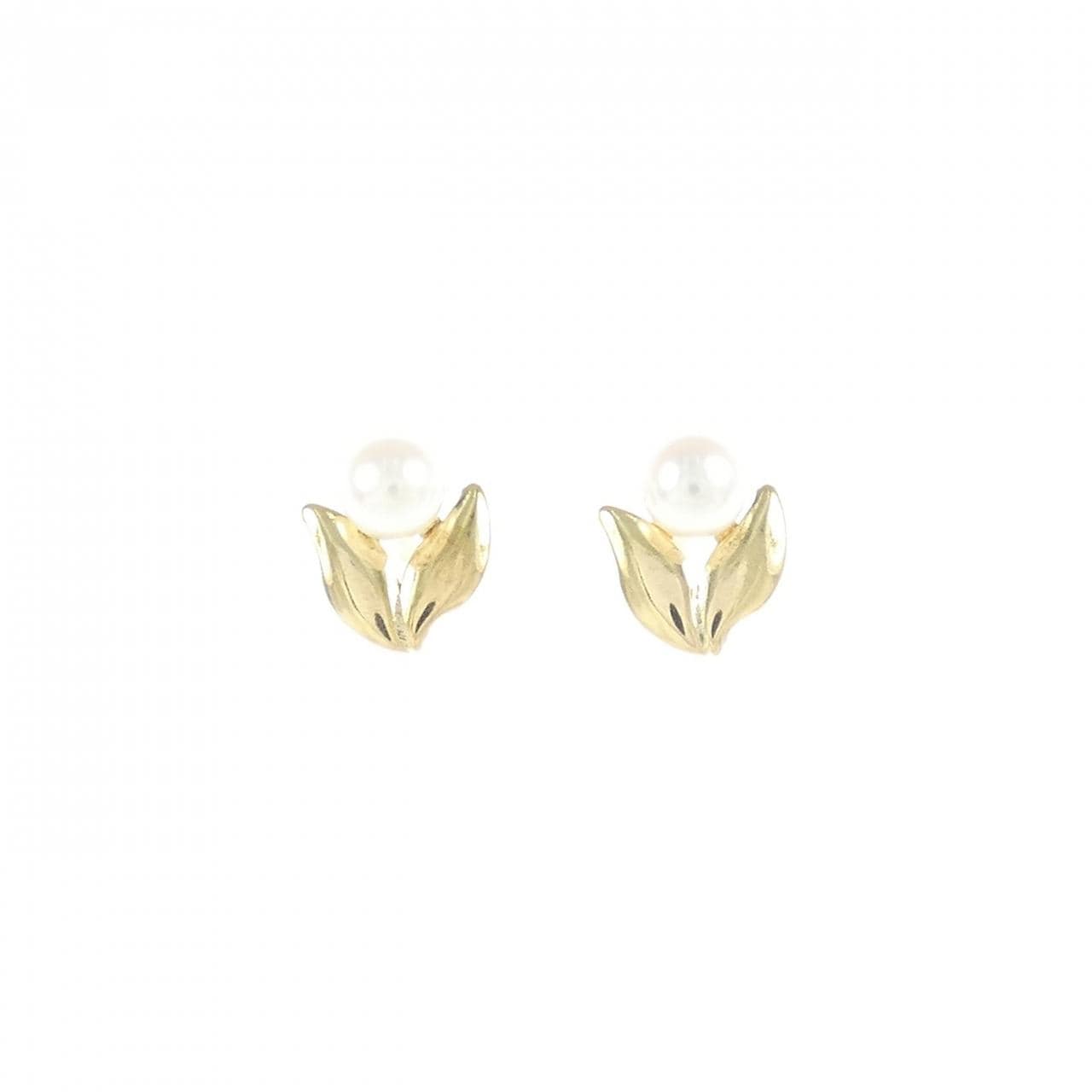 K18YG アコヤパール ピアス 3.3mm