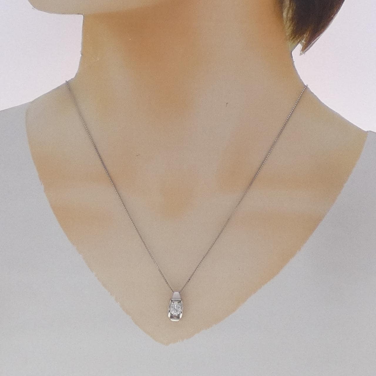 PT900/PT850 ダイヤモンド ネックレス 0.506CT