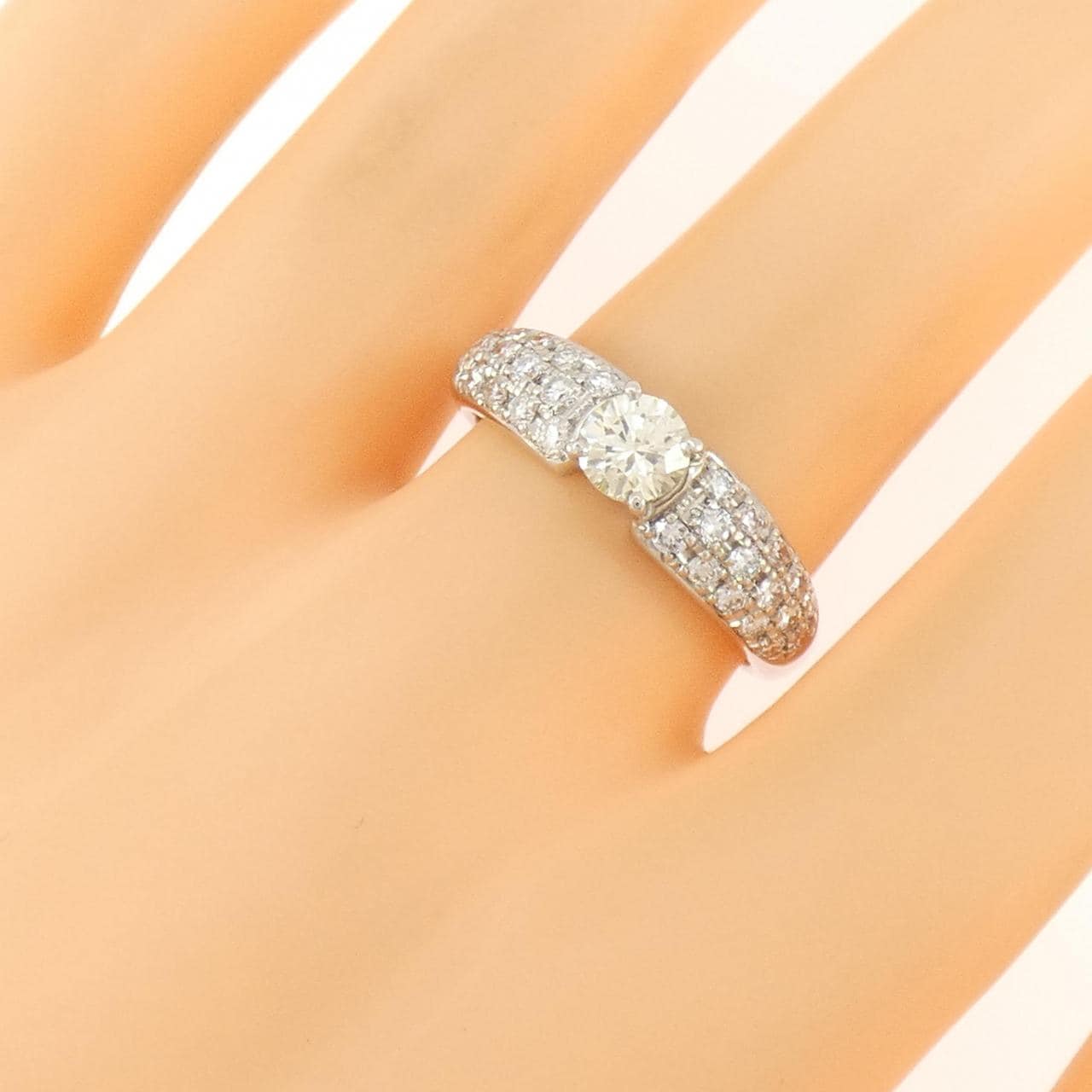 PT900 ダイヤモンド リング 0.500CT VLY SI2 Good