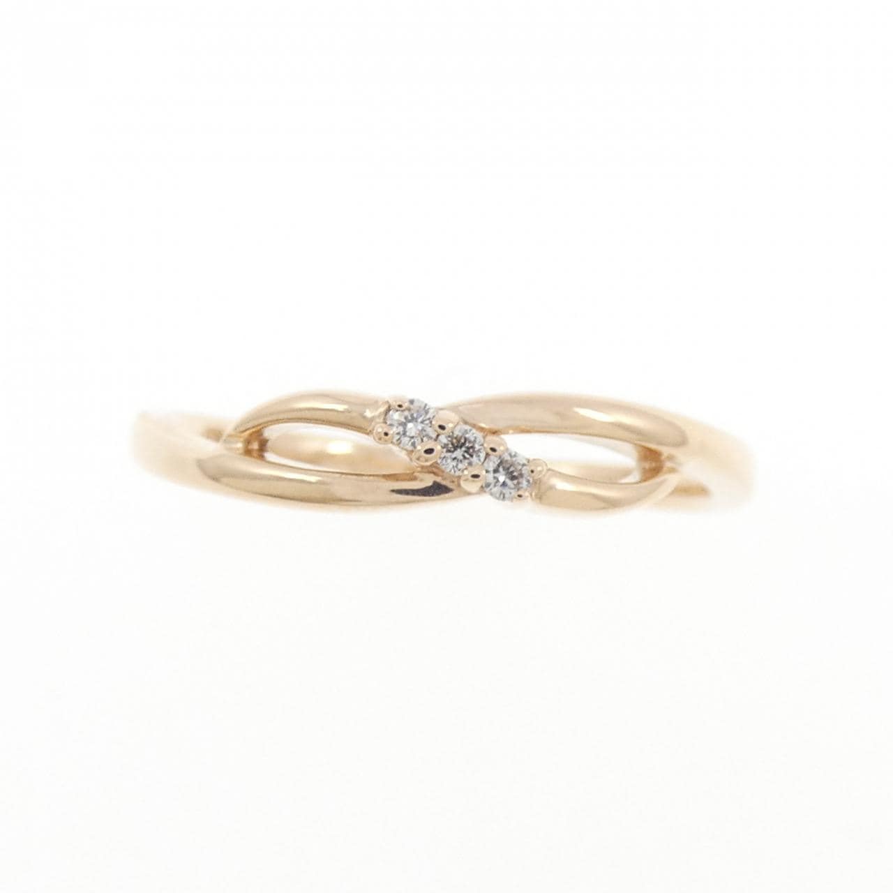 K10PG ダイヤモンド リング 0.03CT