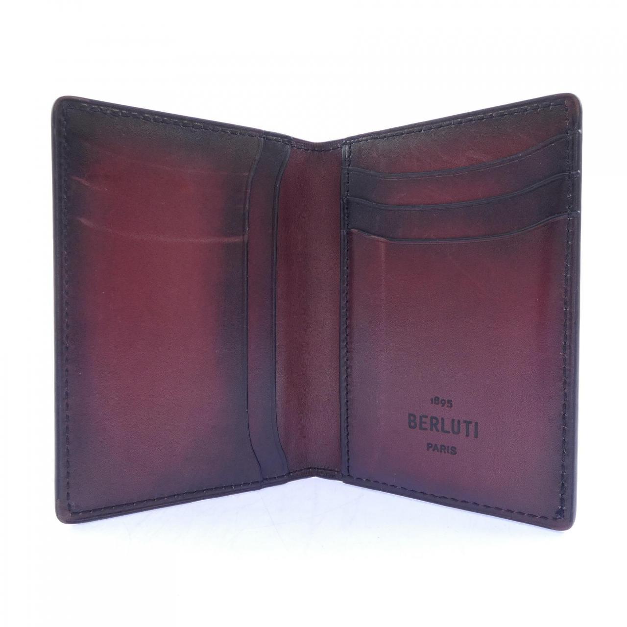 ベルルッティ Berluti スクリット ジャグアフラップカードホルダー CARD CASE