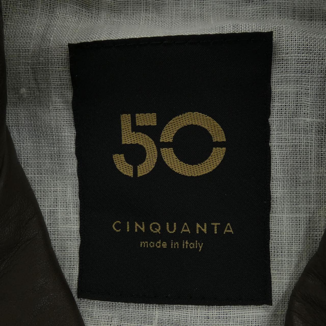 チンクアンタ Cinquanta レザーライダースジャケット