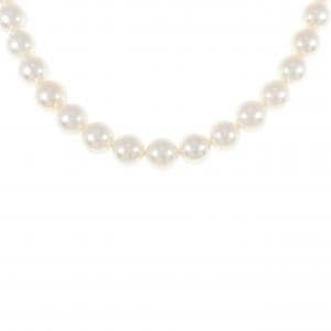 Silver clasp Akoya pearl necklace 7mm