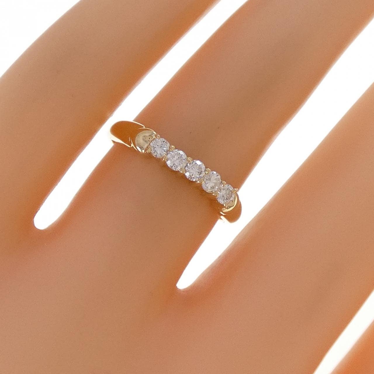 K18YG ダイヤモンド リング 0.23CT