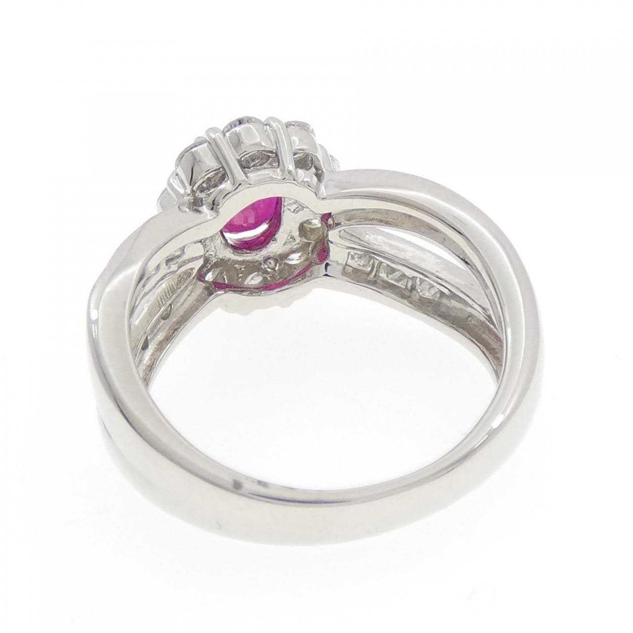 PT900 ルビー リング 1.09CT