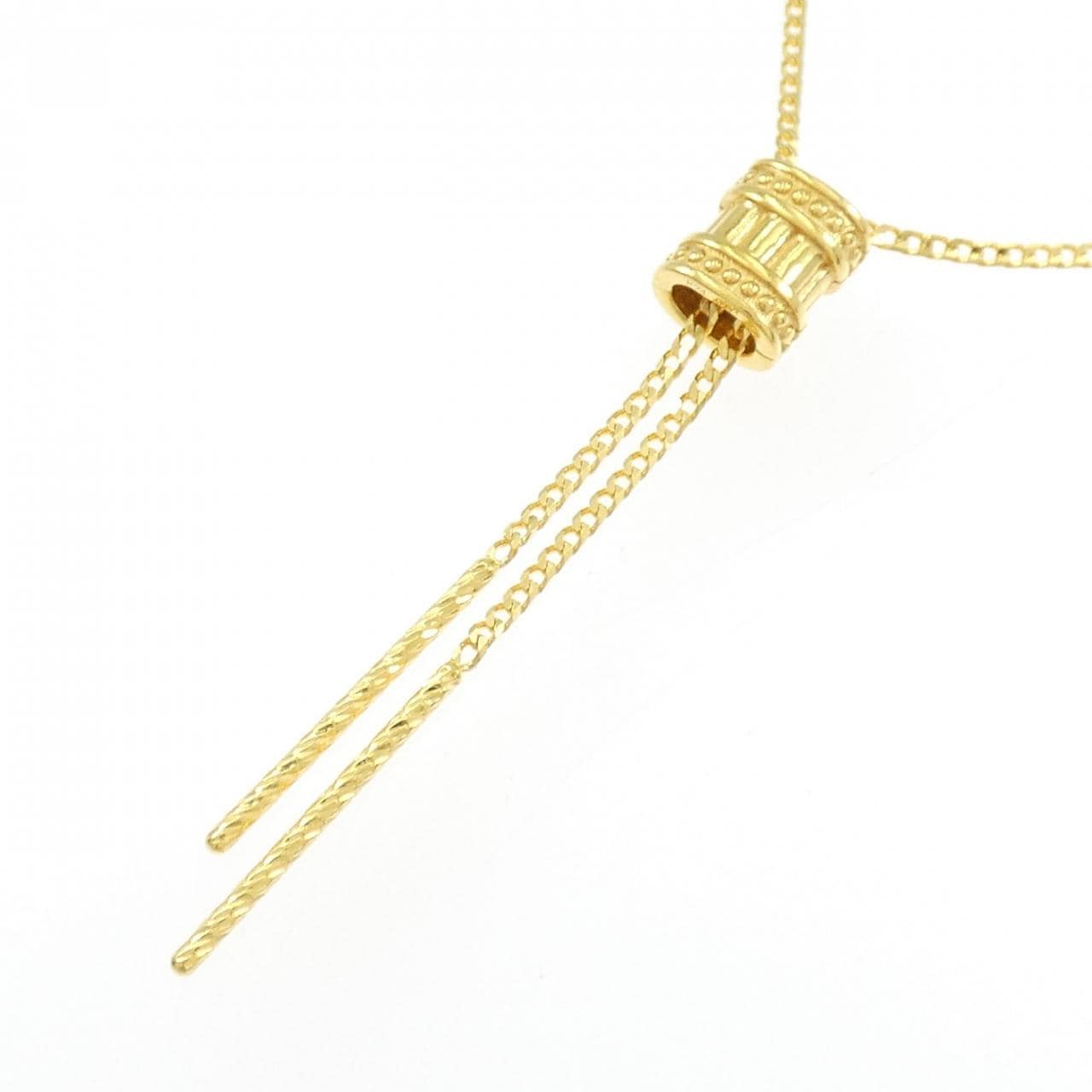 K24YG ダイヤモンド ネックレス 0.03CT