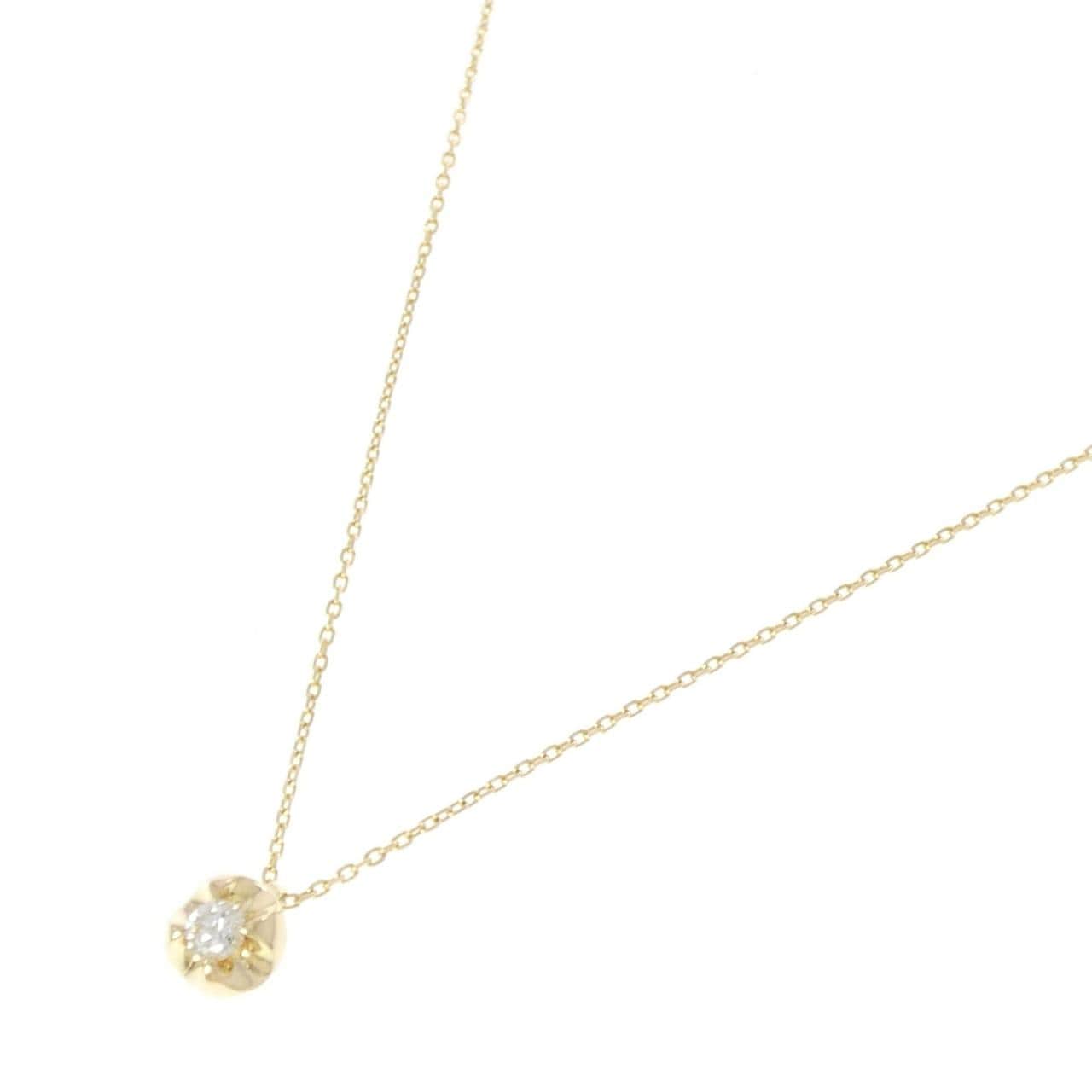 K18YG ダイヤモンド ネックレス 0.208CT