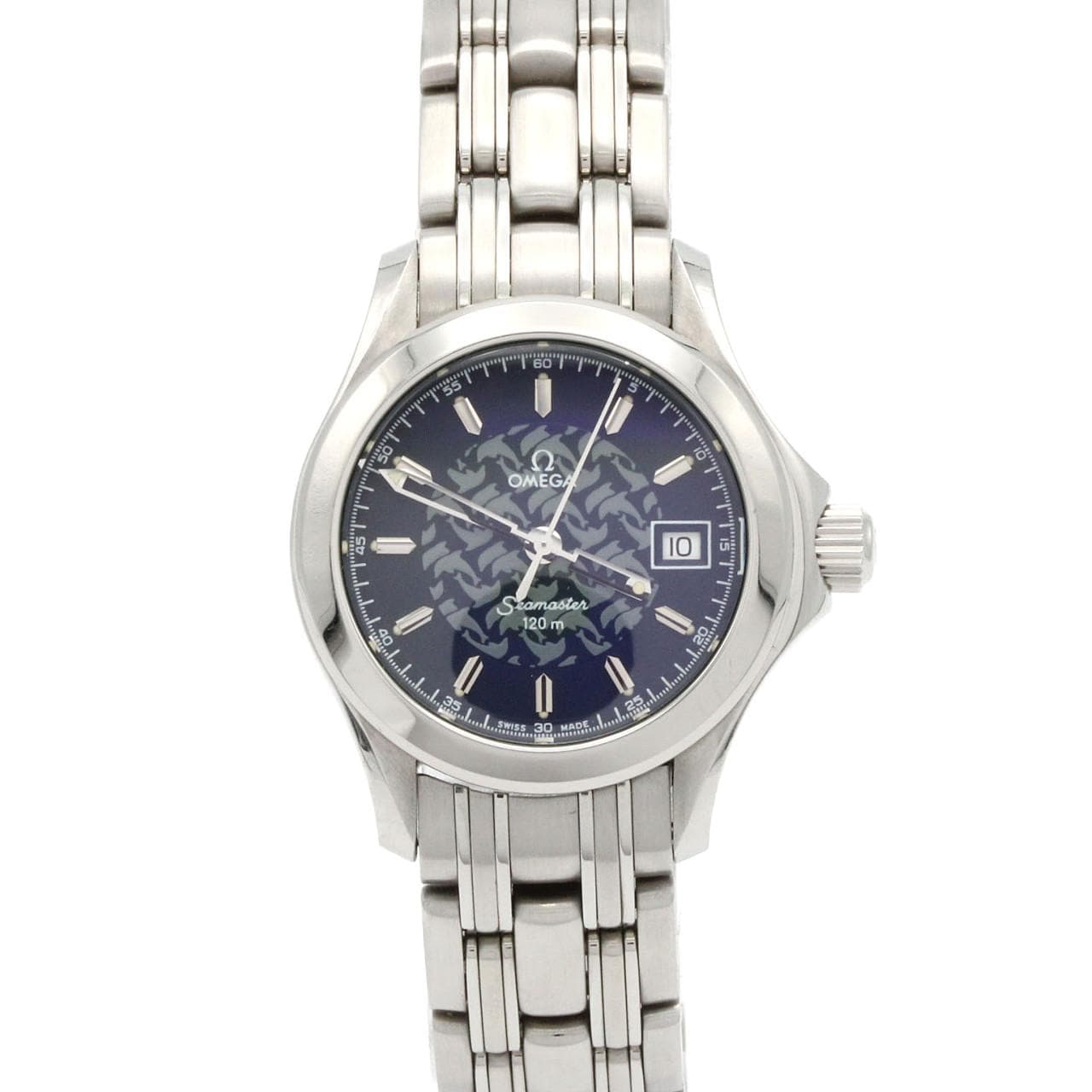 【ノーメンテナンス還元価格】オメガ シーマスター120･マイヨール'97 LIMITED 2580.80 SS クォーツ