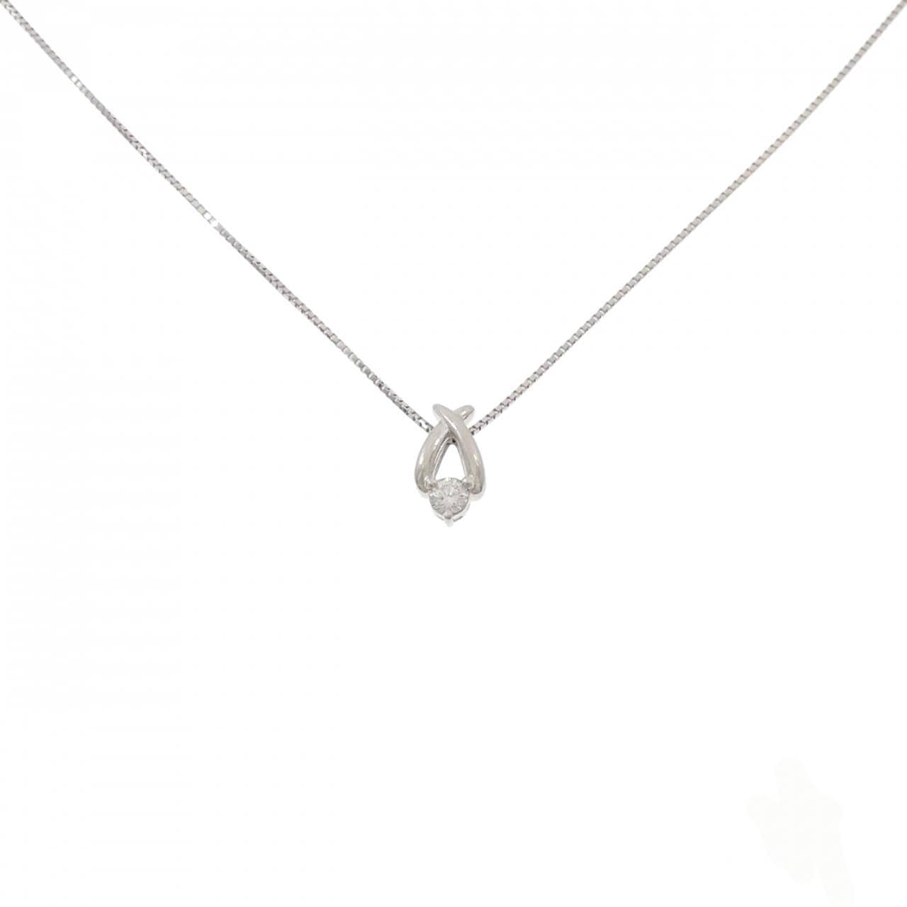 PT900/PT850 Diamond Necklace 0.104CT