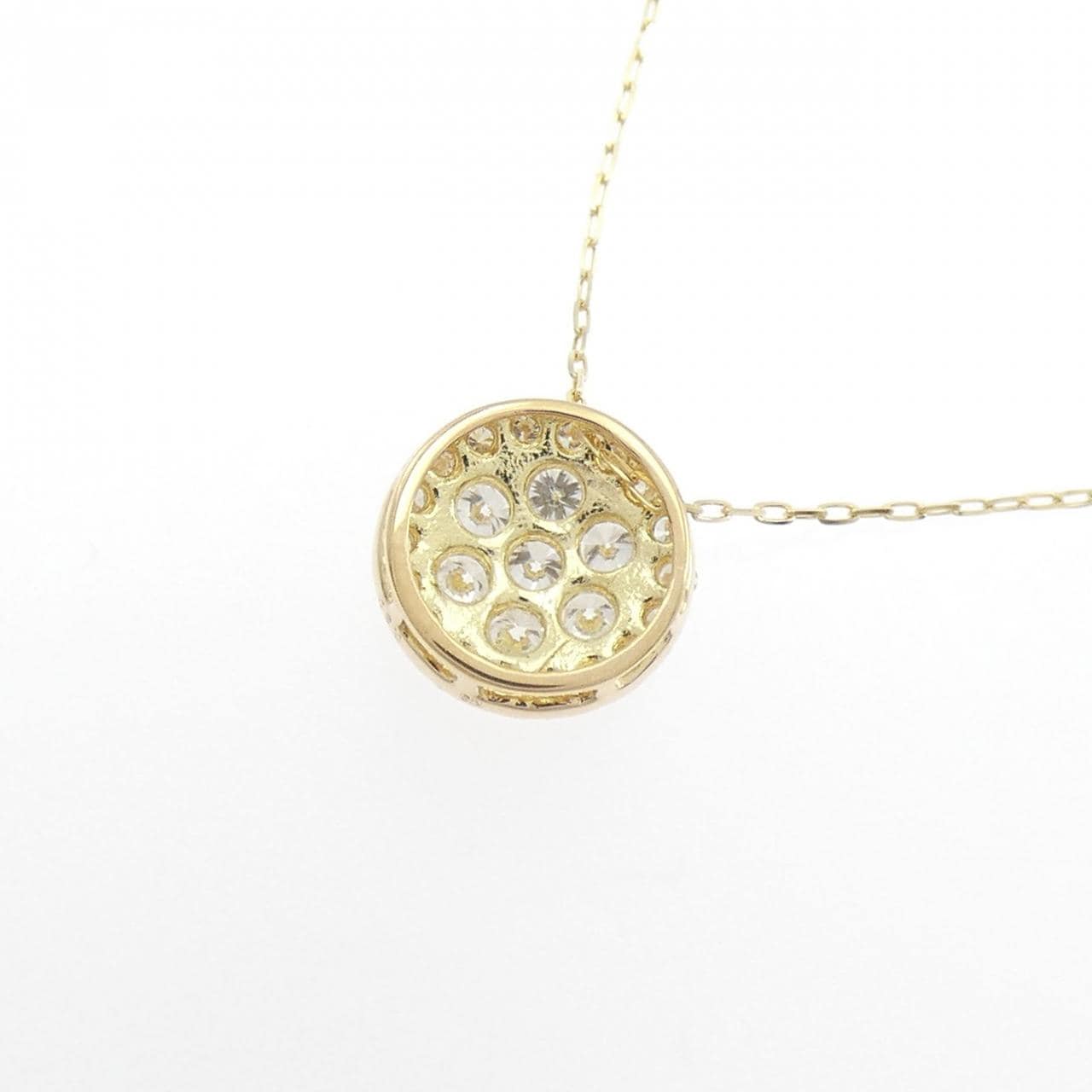 [再加工款] K18YG鑽石項鍊0.30CT