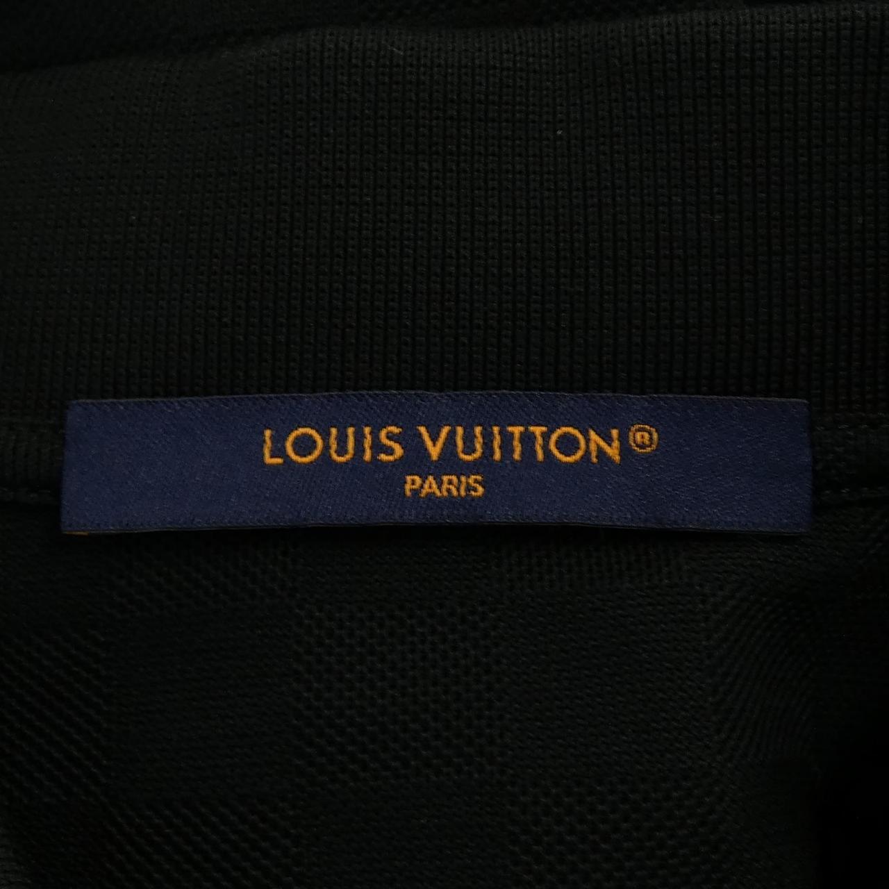 ルイヴィトン LOUIS VUITTON コットンピケポロウィズエンブロイダードLVパッチ HQY61WJUV ポロシャツ