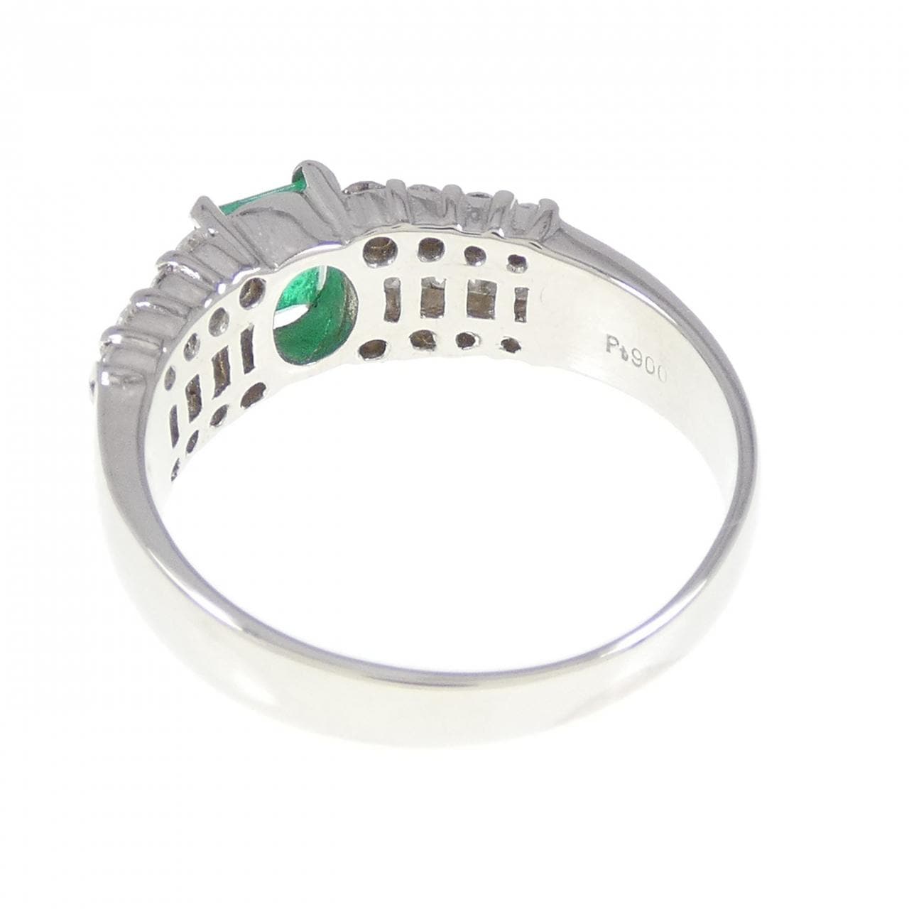 PT900 エメラルド リング 0.41CT