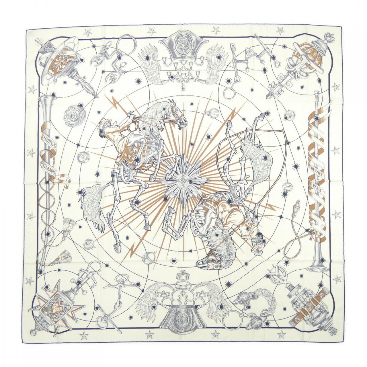 HERMES HERMES CHORUS STELLARUM H243912S 卡拉吉亞 140 披肩