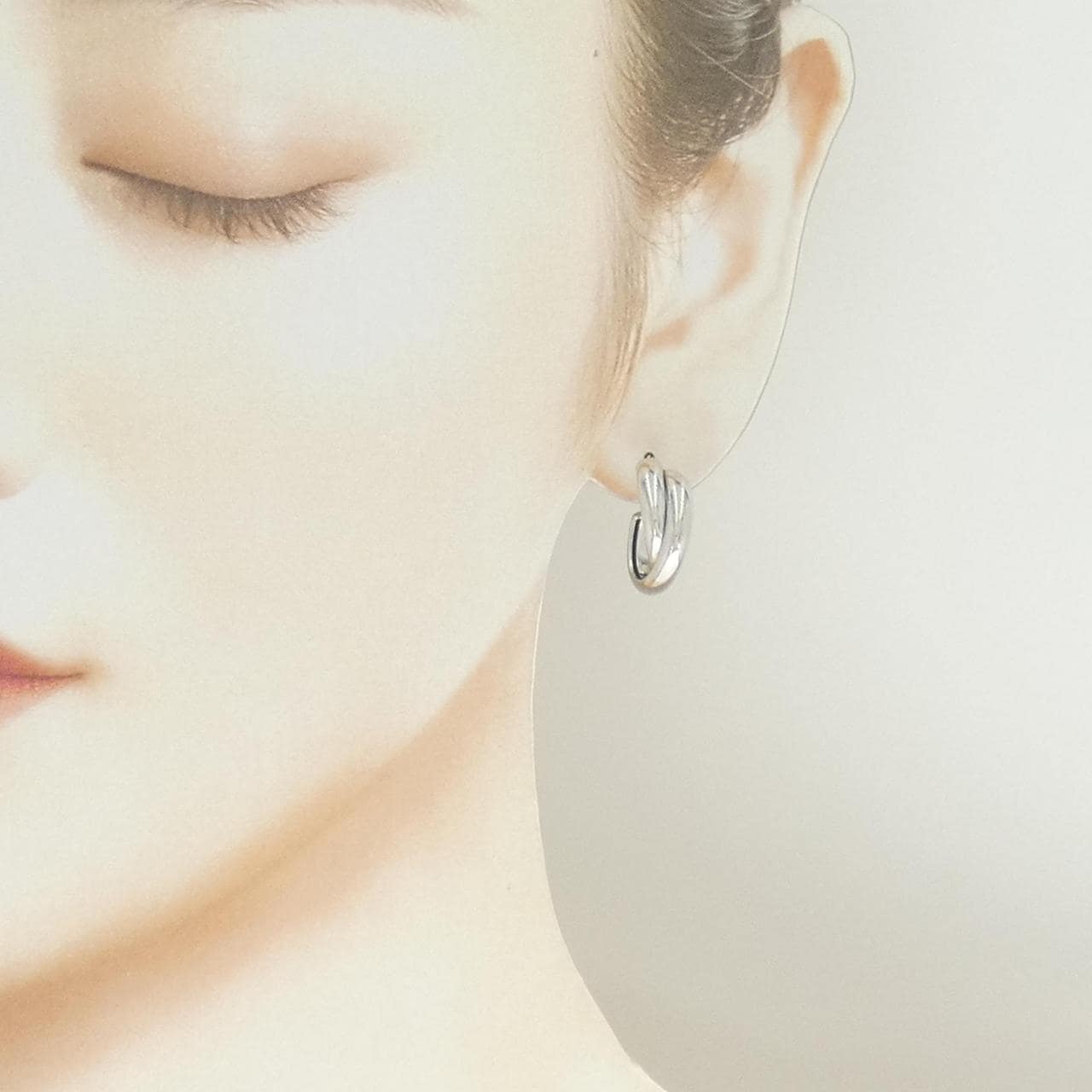 14KTWG フープ ピアス