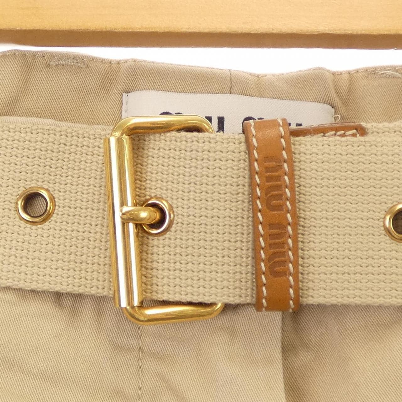 ミュウミュウ MIU MIU OLD GABARDINE MP1956 SOOO 19EK パンツ