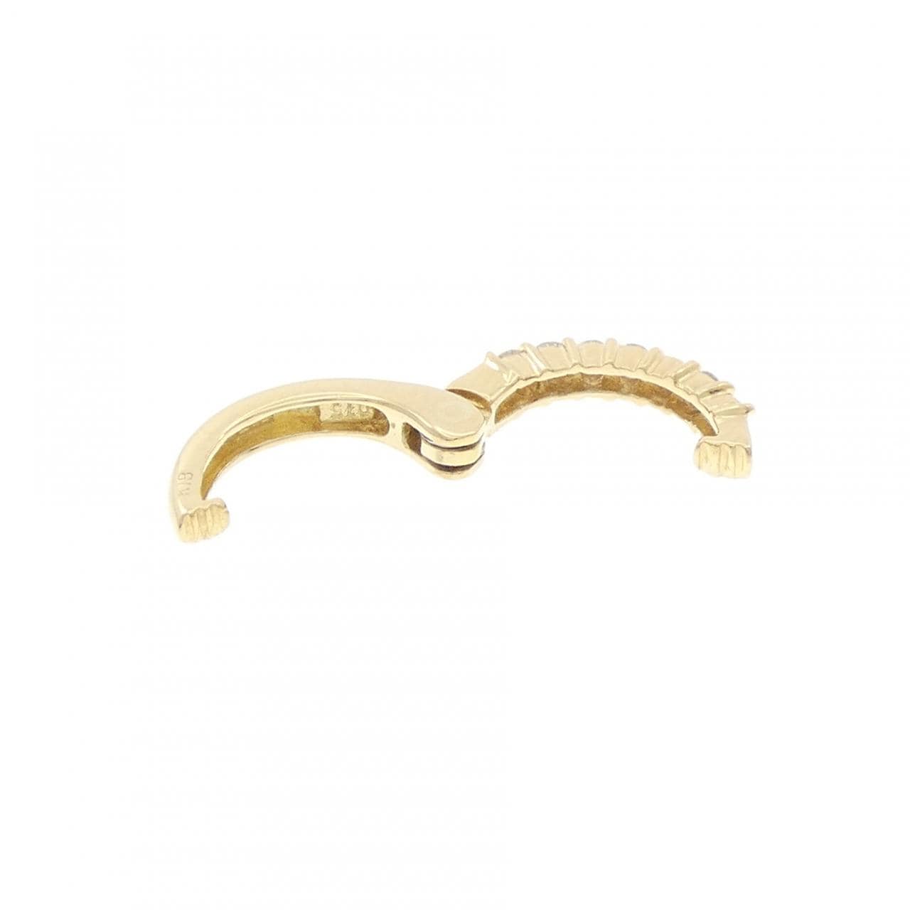 K18YG ダイヤモンド イヤリング 0.15CT 片耳