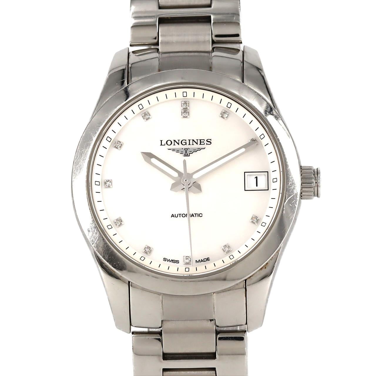 ロンジン コンクエストクラシッック ･12P L2.385.4/L2.385.4.87.6 SS 自動巻