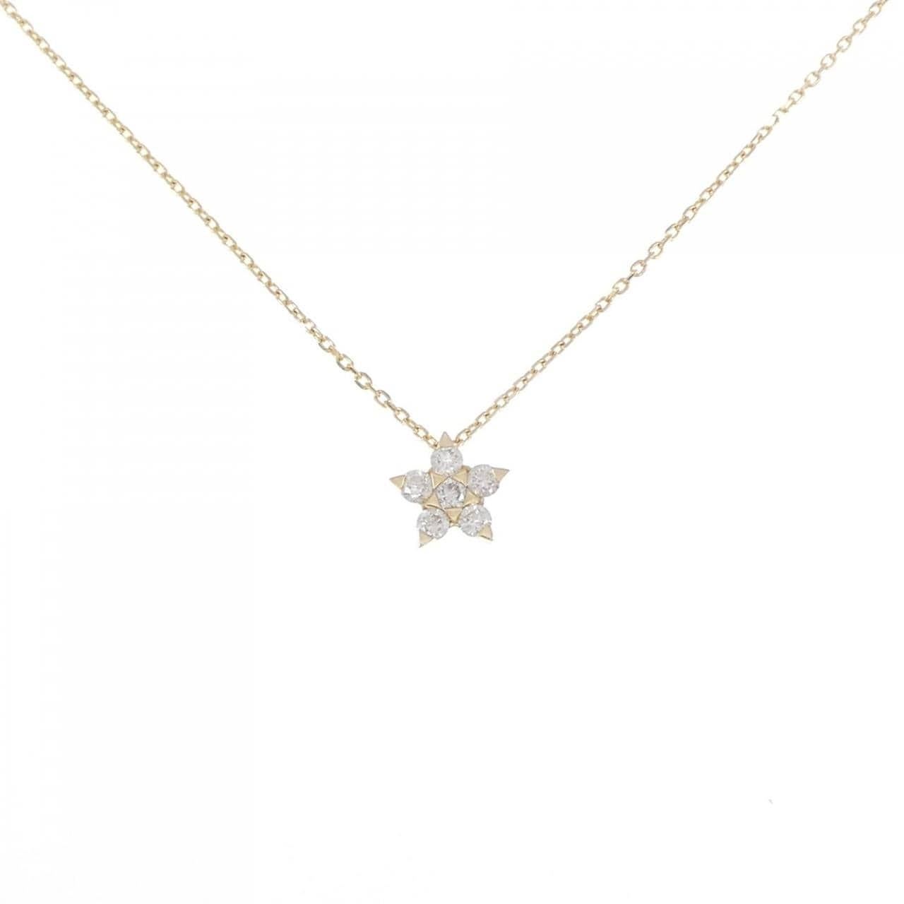 スタージュエリー スター ダイヤモンド ネックレス 0.15CT-