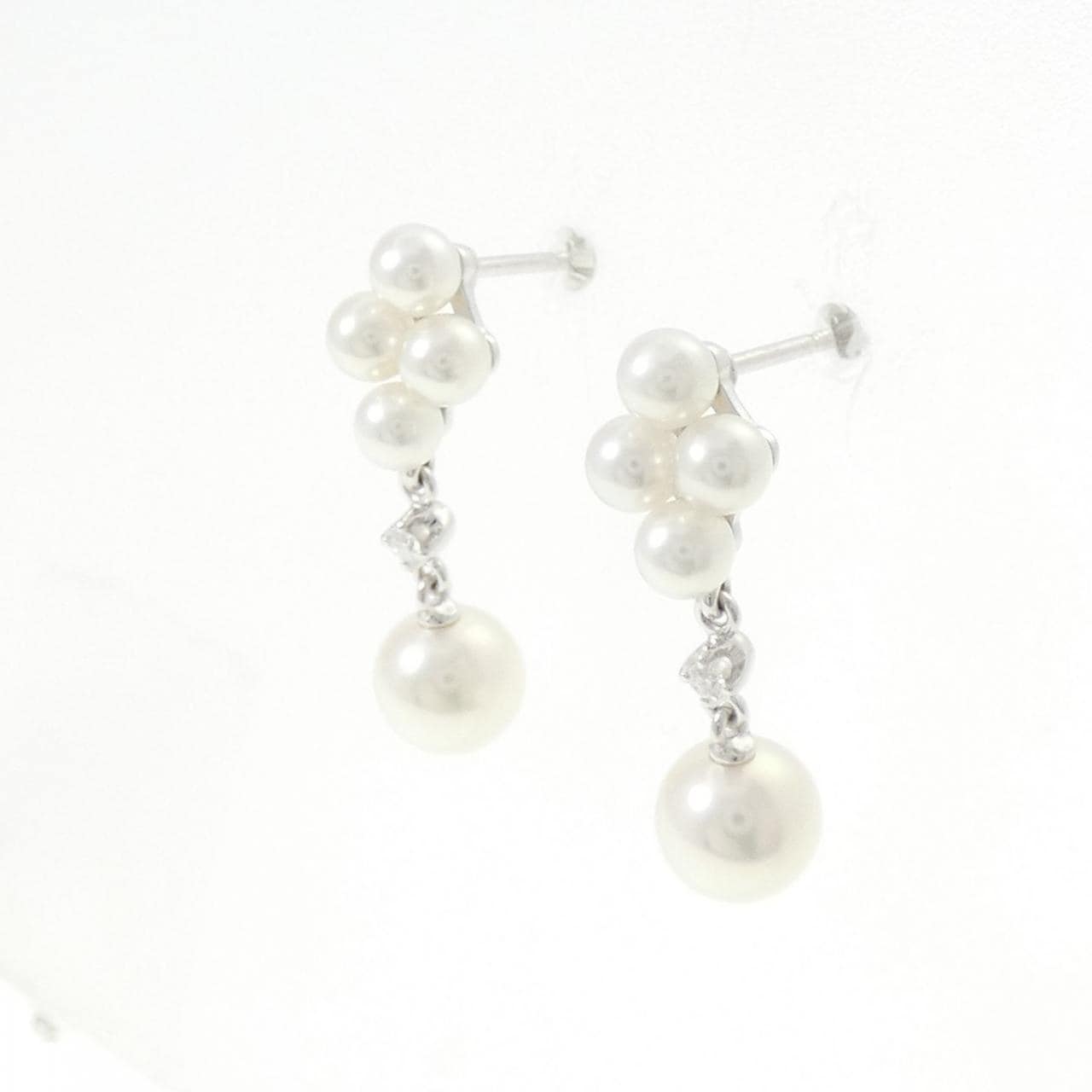 ミキモト アコヤパール ピアス 6.7mm