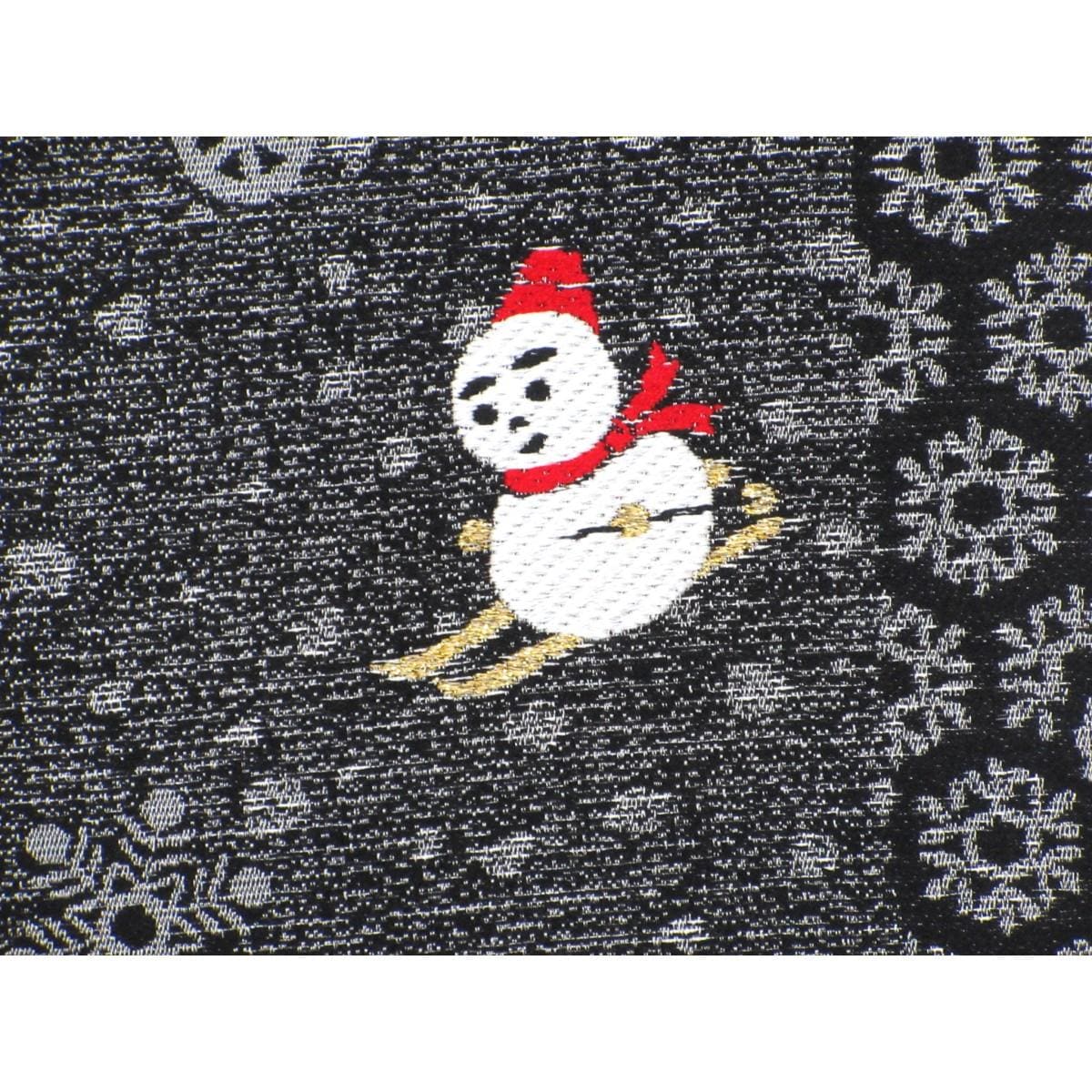 【未使用品】名古屋帯　雪だるま
