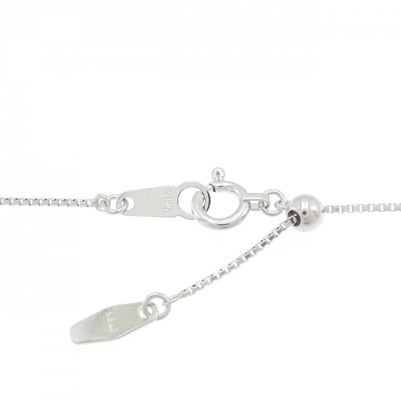 K18WG サファイヤ ネックレス 0.78CT