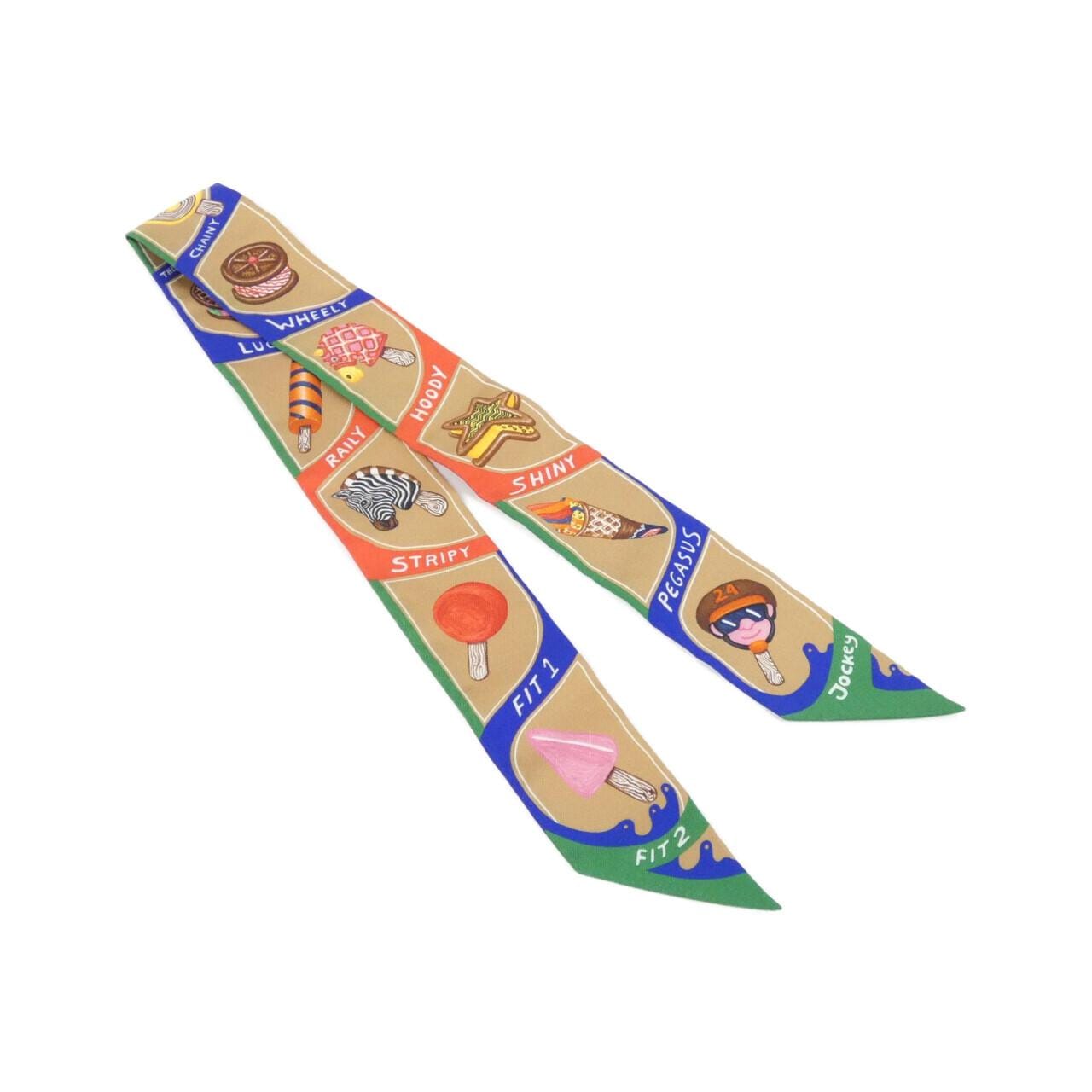 エルメス FUNNY ICE CREAM ツイリー 064109S スカーフ