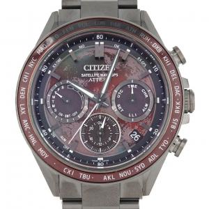 【新品】シチズン アテッサ 電波時計 LTD CC4077-71Z TI ソーラークォーツ