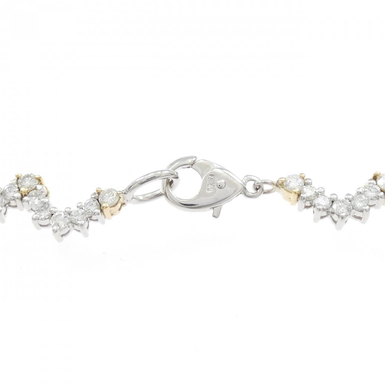 K18WG/K18YG ダイヤモンド ネックレス