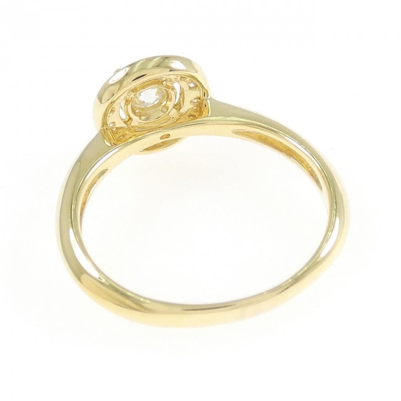 K18YG ダイヤモンド リング 0.413CT E VS1 VG