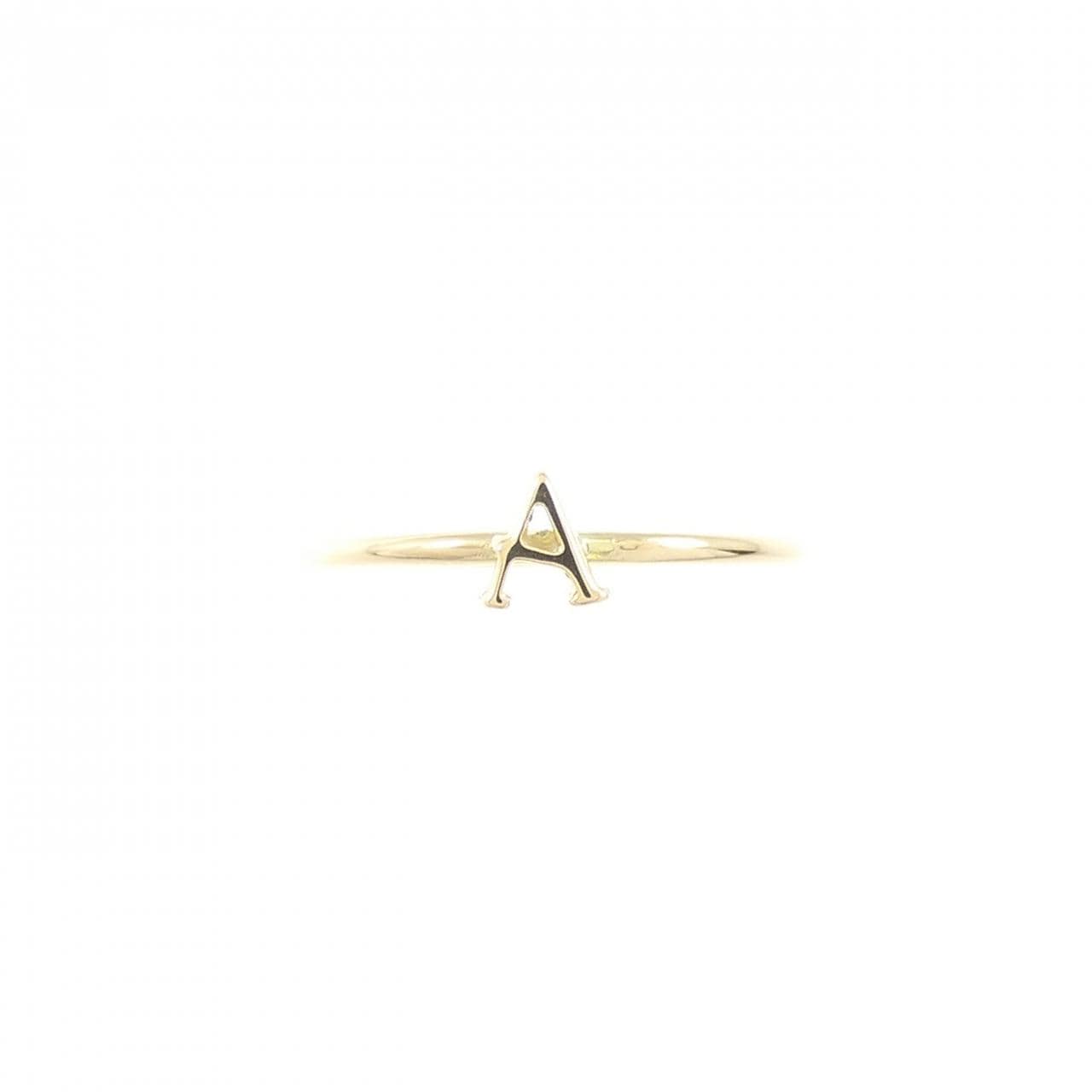 ドレス ア ドレス イニシャルA リング