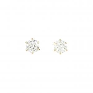 【リメイク】K18YG/ST ダイヤモンド ピアス 0.218CT 0.231CT H SI2 VG-GOOD